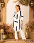 Long Sleeve Below-Knee Polyester Top 62862